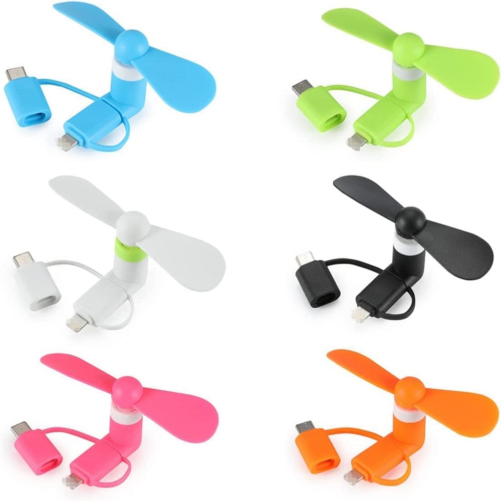 Micro Usb Cable - Ventilatore USB 3 in 1 per
