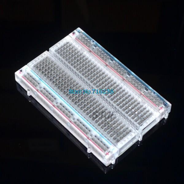 Breadboard 400 Point - Crystal!400 Tie-Point Tagliere senza saldatura mini