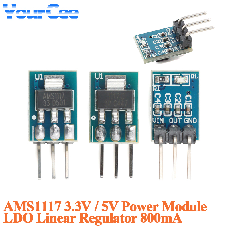 Ams1117 Module - 20 pz/1 pz AMS1117 3.3 V