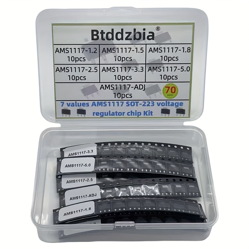 Ams1117 Module - Kit da 70 pezzi Kit regolatore