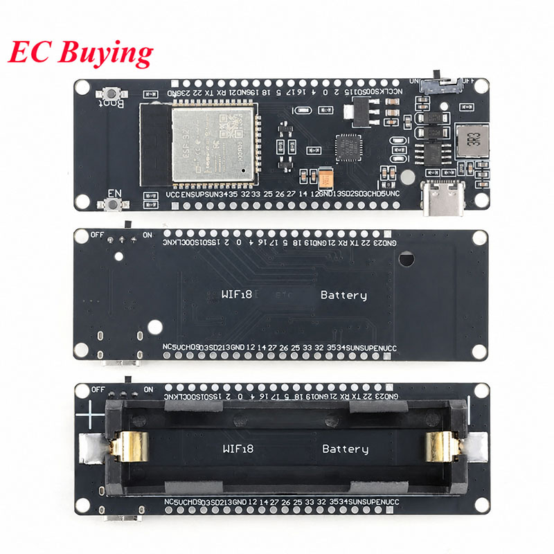 Esp32 Battery Holder Lipo - Scheda di Sviluppo ESP32 con WiFi,