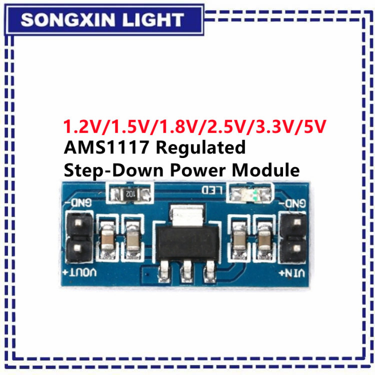 Ams1117 Module - 1 pz AMS1117 1.2V 1.5V 1.8V