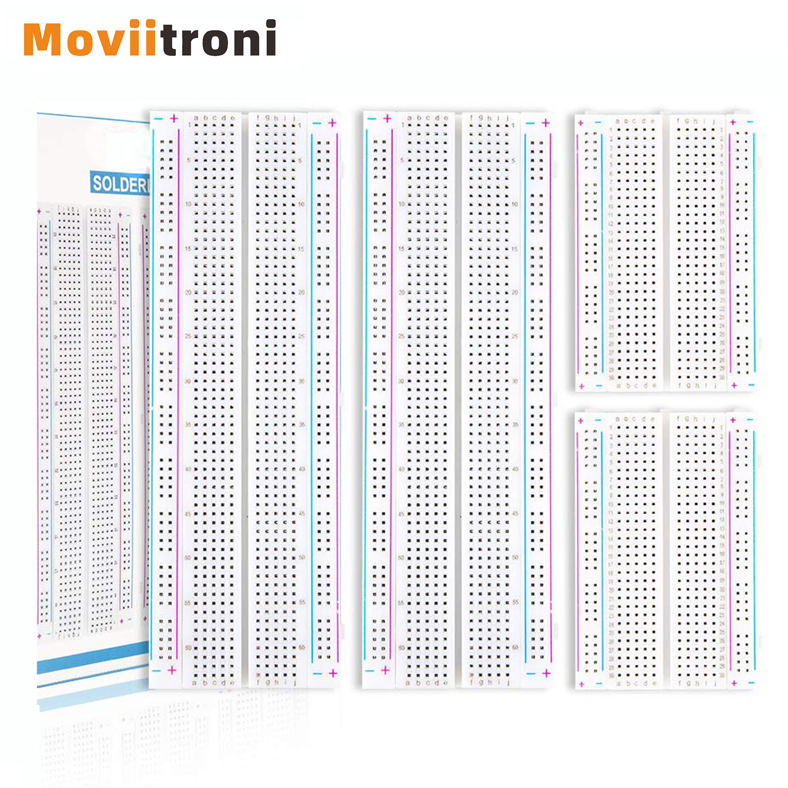4 pz 400/830 Punti Tagliere MB - Breadboard 400 Point recensione e prezzo