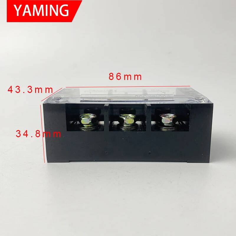 2 pz. TBC-1003 100A 3P 600V Mo - Screw Terminal Block recensione e prezzo