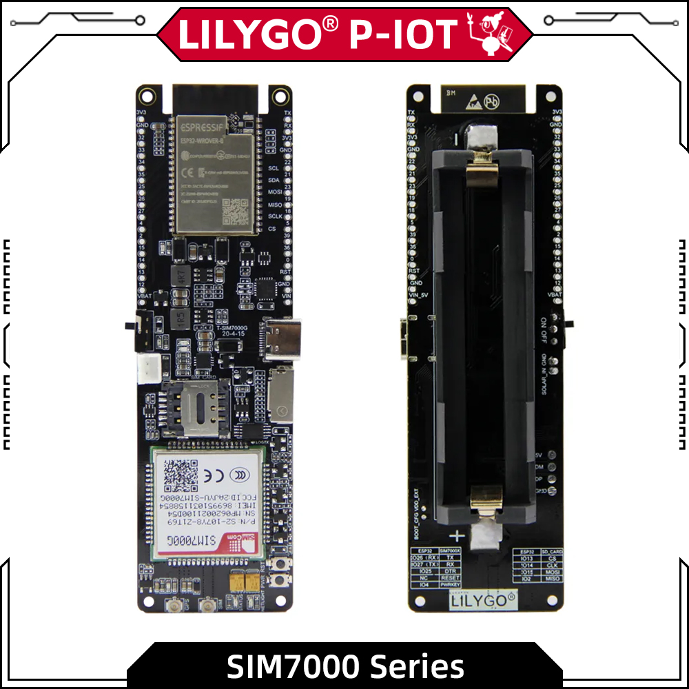 LILYGO® TTGO T-SIM7000G ESP32  - Esp32 Battery Holder Lipo recensione e prezzo