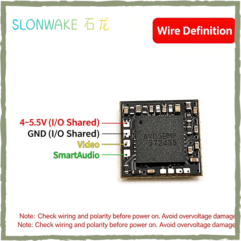 SLONWAKE 5.8G 25mW Tiny VTX 48 - Ipex Connector recensione e prezzo