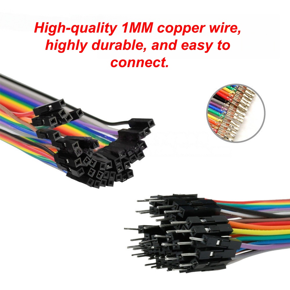 Cavo Jumper Dupont 40P da 10/1 - Jumper Wire Kit recensione e prezzo