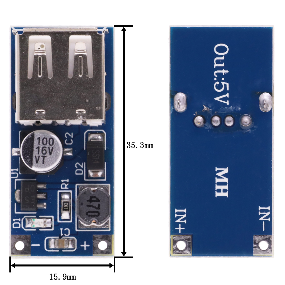 1/5/10PCS DC-DC modulo Boost ( - Tp4056 Module recensione e prezzo