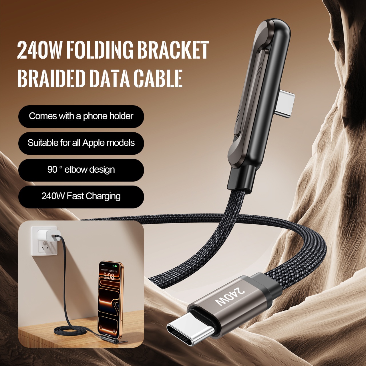 Cavo di ricarica rapida PD da  - Usb C Cable recensione e prezzo